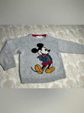 babyGAP Disney Baby Mickey Mouse Sweater 2 Years Knit Long Sleeve